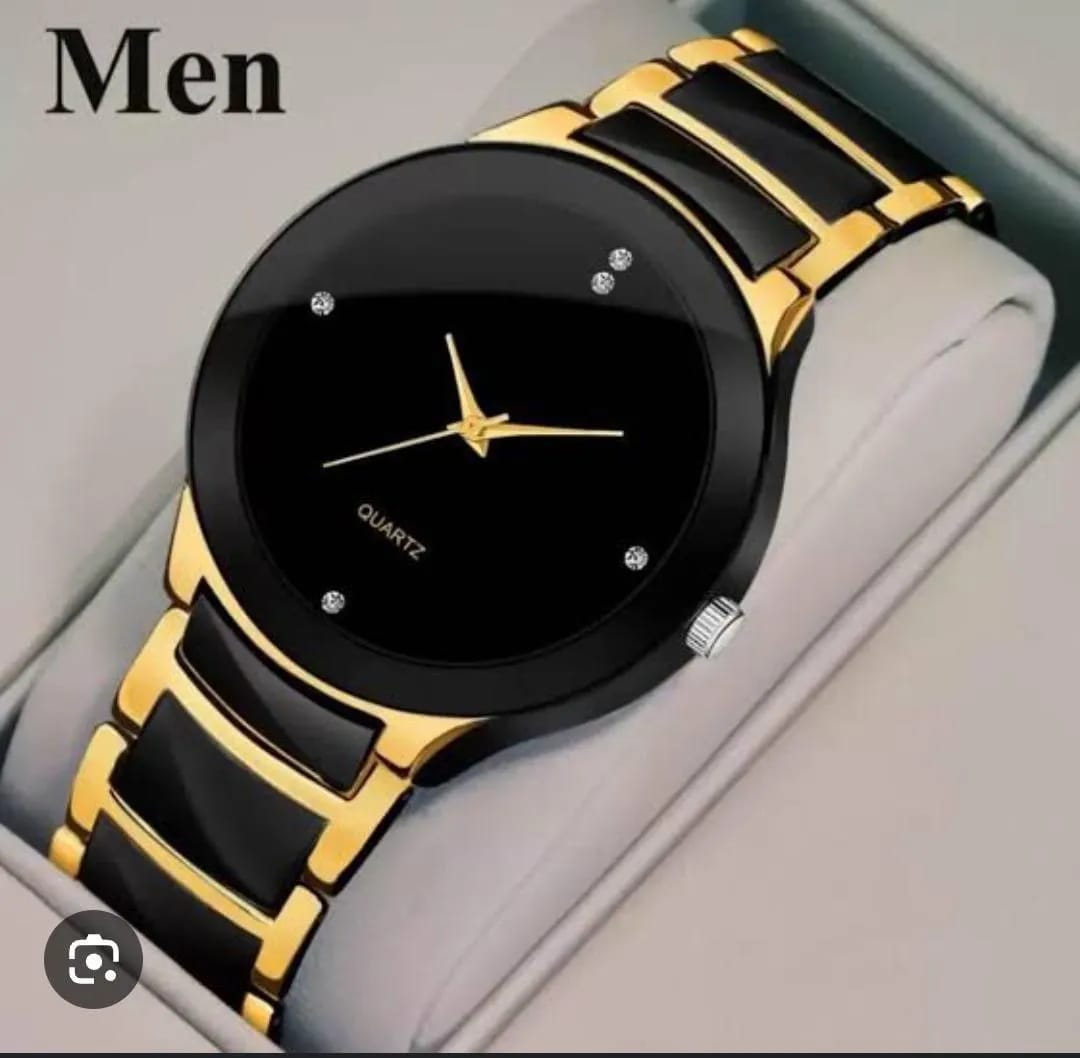 Stylish Unisex Analogue Couple Watches - 2 Pcs Set