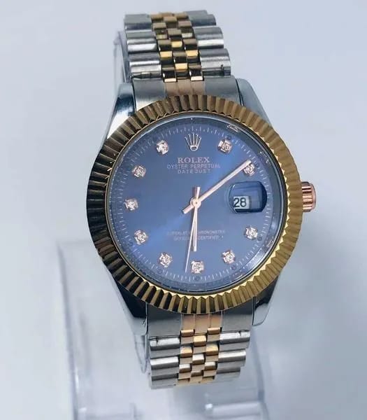 Men's Premium Stainless Steel Chain Strap Watch - 1 Pc