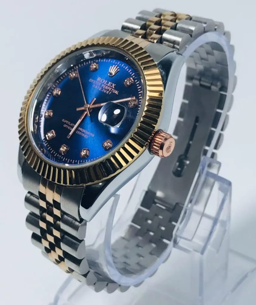 Men's Premium Stainless Steel Chain Strap Watch - 1 Pc