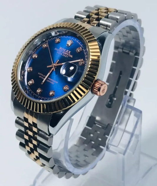 Men's Premium Stainless Steel Chain Strap Watch - 1 Pc