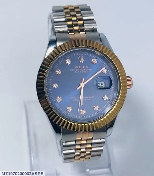 Men's Premium Stainless Steel Chain Strap Watch - 1 Pc