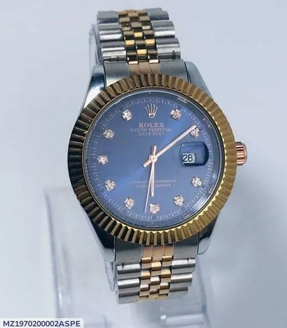 Men's Premium Stainless Steel Chain Strap Watch - 1 Pc