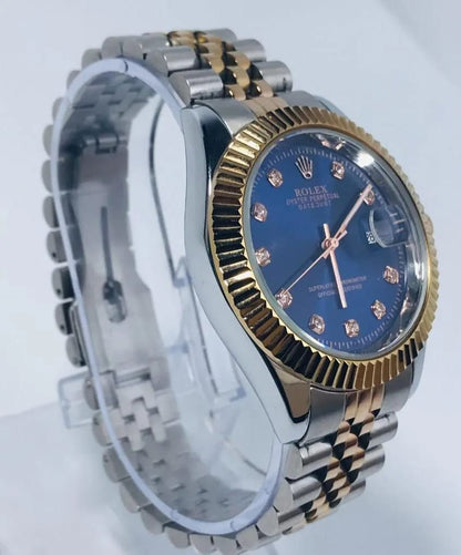 Men's Premium Stainless Steel Chain Strap Watch - 1 Pc