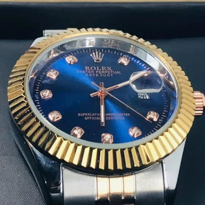 Men's Premium Stainless Steel Chain Strap Watch - 1 Pc