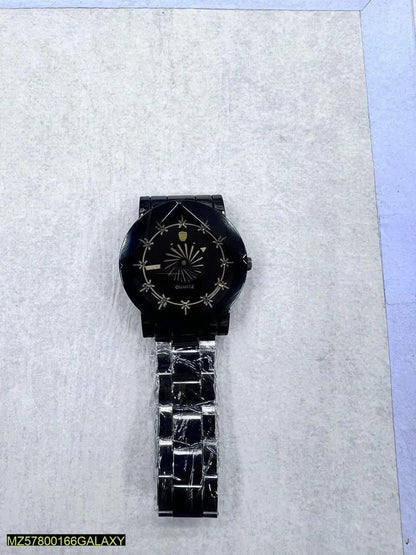 Men’s Stainless Steel Formal Analogue Watch – Premium Chain Strap & Classic Round Dial