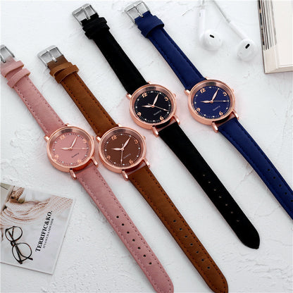 New Watch Women's Leather Strap Casual Fashion Watch Watch Manufacturer Wholesale Women's Watch Watch