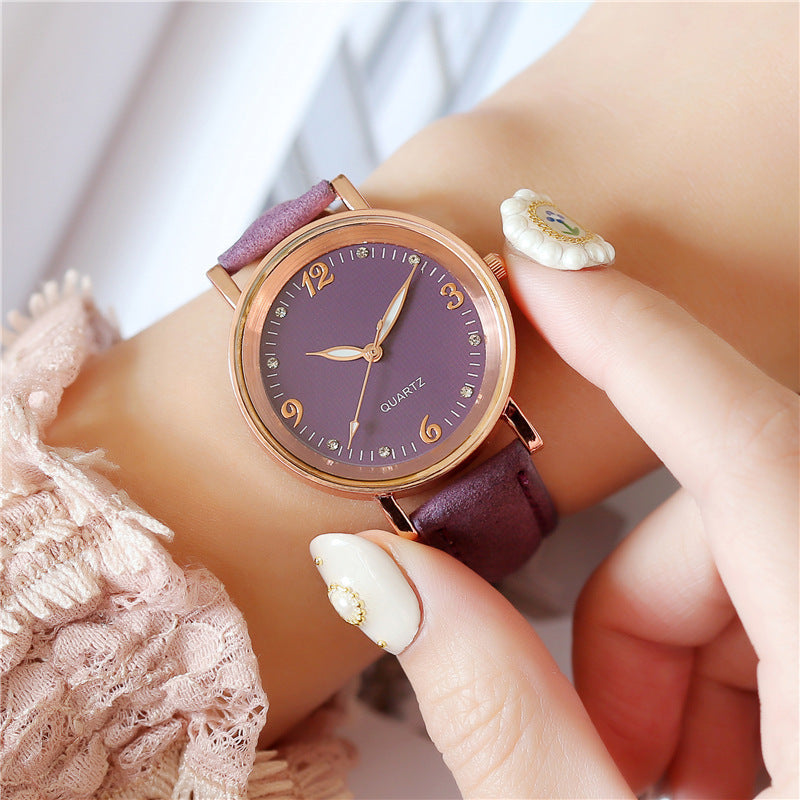 New Watch Women's Leather Strap Casual Fashion Watch Watch Manufacturer Wholesale Women's Watch Watch