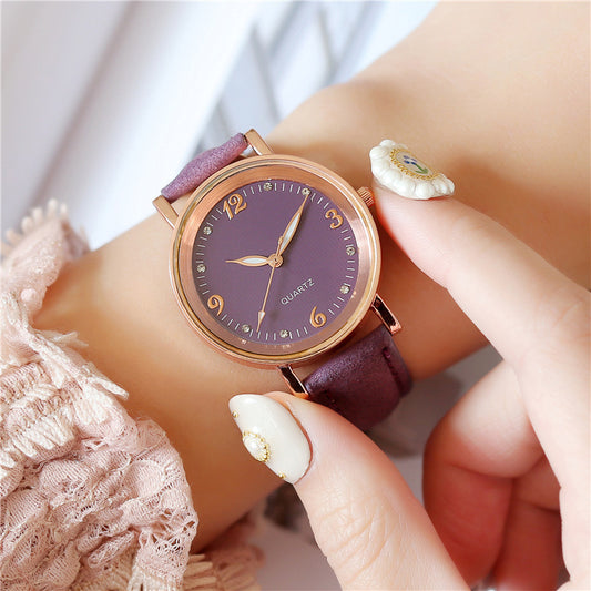 New Watch Women's Leather Strap Casual Fashion Watch Watch Manufacturer Wholesale Women's Watch Watch