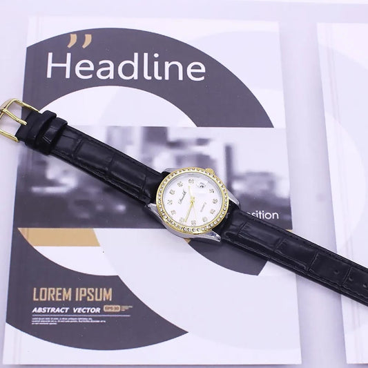 Luxury Couple Watch Set – Quartz Waterproof Men’s & Women’s Watches