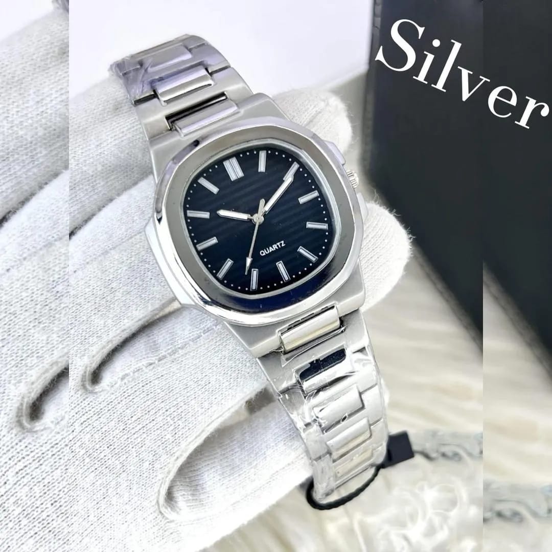 Men's Square Analogue Watch with Chain Strap - 1 Pc, Stylish and Durable Timepiece